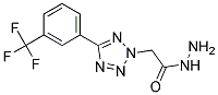 [5-(3-Trifluoromethyl-phenyl)-tetrazol-2-yl]-acetohydrazide 结构式