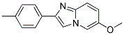 6-Methoxy-2-(4-methyl phenyl)imidazo(1,2-A)pyridine 结构式