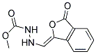 (Z)-Methyl 2-((3-oxoisobenzofuran-1(3H)-ylidene)methyl)hydrazinecarboxylate 结构式