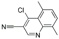 4-CHLORO-5,8-DIMETHYL-QUINOLINE-3-CARBONITRILE
 结构式