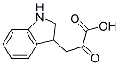 3-(2,3-dihydro-1H-indol-3-yl)-2-oxopropanoic acid 结构式