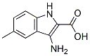 3-amino-5-methyl-1H-indole-2-carboxylic acid 结构式