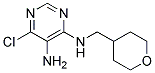 6-chloro-N4-(tetrahydro-2H-pyran-4-ylmethyl)pyrimidine-4,5-diamine 结构式