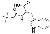 2-[(tert-butoxycarbonyl)amino]-3-(1H-indol-3-yl)propanoic acid 结构式