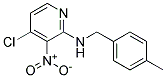 (4-Chloro-3-nitro-pyridin-2-yl)-(4-methyl-benzyl)-amine 结构式