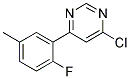4-Chloro-6-(2-fluoro-5-methyl-phenyl)-pyrimidine 结构式