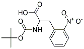 2-[(tert-butoxycarbonyl)amino]-3-(2-nitrophenyl)propanoic acid 结构式
