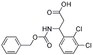 3-{[(benzyloxy)carbonyl]amino}-3-(2,3-dichlorophenyl)propanoic acid 结构式