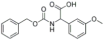 {[(benzyloxy)carbonyl]amino}(3-methoxyphenyl)acetic acid 结构式