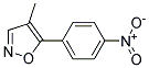 4-methyl-5-(4-nitrophenyl)isoxazole 结构式