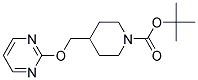 4-(Pyrimidin-2-yloxymethyl)-piperidine-1-carboxylic acid tert-butyl ester 结构式