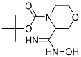 tert-butyl 3-(hydroxycarbamimidoyl)morpholine-4-carboxylate 结构式