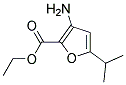 ethyl 3-amino-5-(1-methylethyl)furan-2-carboxylate 结构式