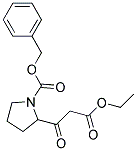benzyl 2-(3-ethoxy-3-oxopropanoyl)pyrrolidine-1-carboxylate 结构式