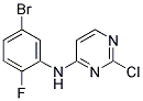 N-(5-bromo-2-fluorophenyl)-2-chloropyrimidin-4-amine 结构式