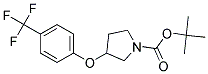 3-(4-Trifluoromethyl-phenoxy)-pyrrolidine-1-carboxylic acid tert-butyl ester 结构式