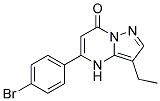 5-(4-bromophenyl)-3-ethylpyrazolo[1,5-a]pyrimidin-7(4H)-one 结构式