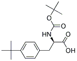 (2R)-2-[(tert-butoxycarbonyl)amino]-3-(4-tert-butylphenyl)propanoic acid 结构式