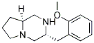 (3R,8aS)-3-(2-methoxybenzyl)octahydropyrrolo[1,2-a]pyrazine 结构式