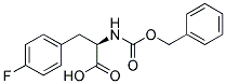 (2R)-2-{[(benzyloxy)carbonyl]amino}-3-(4-fluorophenyl)propanoic acid 结构式