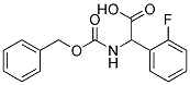 (2R)-{[(benzyloxy)carbonyl]amino}(2-fluorophenyl)ethanoic acid 结构式