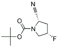 tert-butyl (2S,4S)-2-cyano-4-fluoropyrrolidine-1-carboxylate 结构式