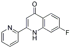 7-fluoro-2-pyridin-2-ylquinolin-4(1H)-one 结构式