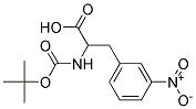 2-[(tert-butoxycarbonyl)amino]-3-(3-nitrophenyl)propanoic acid 结构式