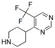 4-piperidin-4-yl-5-(trifluoromethyl)pyrimidine 结构式