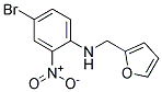 (4-Bromo-2-nitro-phenyl)-furan-2-ylmethyl-amine 结构式