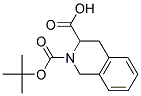 2-(tert-butoxycarbonyl)-1,2,3,4-tetrahydroisoquinoline-3-carboxylic acid 结构式