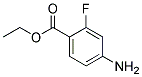 4-AMINO-2-FLUOROBENZOIC ACID ETHYL ESTER 结构式