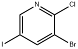 3-溴-2-氯-5-碘吡啶 结构式