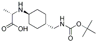 (S)-TRANS-4-(TERT-BUTYLOXYCARBONYL-AMINOMETHYL)-CYCLOHEXYLALANINE 结构式