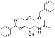 BENZYL 2-ACETAMIDO-4,6-O-BENZYLIDENE-2-DEOXY-ALPHA-D-GALACTOPYRANOSIDE 结构式