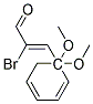 ALPHA-BROMO-1,1-DIMETHOXY-CINNAMALDEHYDE 结构式