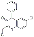 6-Chloro-2-Chloromethyl-4-Phenylquinaoline-3-Oxide 结构式