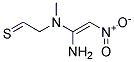 N-(2-Thioethyl)-N1-Methyl-2-Nitro-1,1-Ethendiamine 结构式