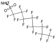 Perfluorooctansulfonic acid, ammonium salt 结构式