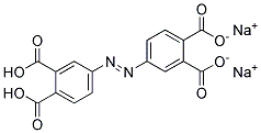 4,4'-Azodiphenyldicarboxylic acid, disodium salt 结构式