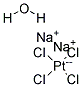 Sodium tetrachloroplatinate hydrate 结构式