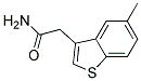 (5-METHYLBENZO(B)THIEN-3-YL)ACETAMIDE 结构式