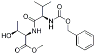 (N-(BENZYLOXYCARBONYL)-D-VALYL)-D-THREONINEMETHYLESTER 结构式