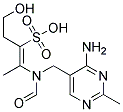 (Z)-2-(N-((4-AMINO-2-METHYL-5-PYRIMIDINYL)METHYL)FORMAMIDO)-5-HYDROXY-2-PENTENE-3-SULFONICACID 结构式