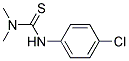 3-(P-CHLOROPHENYL)-1,1-DIMETHYLTHIOUREA 结构式