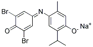 3,5-DIBROMO-N-(4-HYDROXY-5-ISOPROPYL-2-METHYLPHENYL)-P-BENZOQUINONE1-MONOIMINESODIUMSALT 结构式