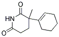 3-(1-CYCLOHEXENYL)-3-METHYL-2,6-PIPERIDINEDIONE 结构式