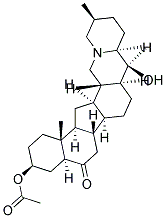 3B-ACETOXY-20-HYDROXY-5A-CEVAN-6-ONE 结构式