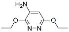 3,6-DIETHOXY-4-PYRIDAZINAMINE 结构式