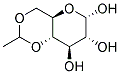 4,6-O-ETHYLIDENE-A-D-GLUCOPYRANOSE 结构式